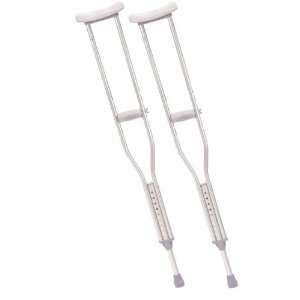  Aluminum Crutch with Comfortable Underarm Pad and Handgrip 