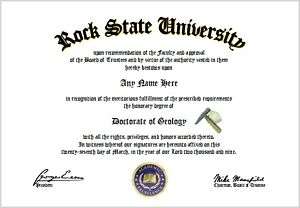 Geology Diploma   Geologist Lover Diploma  