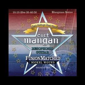 com Curt Mangan Fusion Matched Nickel Wound Resophonic Guitar Strings 