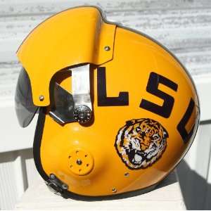  LSU Tigers Fighter Pilot Helmet   NCAA Football Airforce 