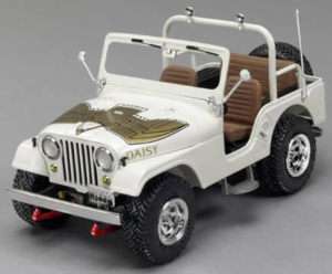 Daisy Dukes Jeep From The Dukes of Hazzard model kit  