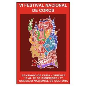 11x 14 Poster. National Chorus festival. Musical poster. Decor with 