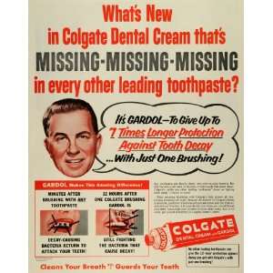  Ad Colgate Palmolive Dental Cream Toothpaste Gardol Trademark Dental 