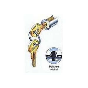  Part, Plug For Desk Lock, Nickel