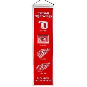 Detroit Red Wings Wool 8x32 Heritage Banner Sports 