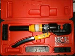 HYDRAULIC ELECTRIC WIRE & CABLE CRIMPING CRIMPER TOOL