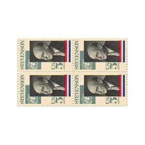  Adlai E. Stevenson Set of 4 X 5 Cent Us Postage Stamps 