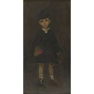   Alfred Stevens   24 x 48 inches   Portrait dun enf