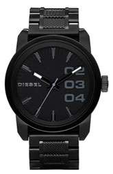 DIESEL® Black Plated Bracelet Watch $160.00