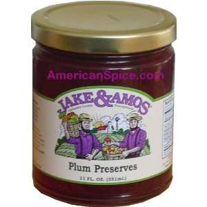Jake & Amos Plum Preserves, 11 fl oz Grocery & Gourmet Food