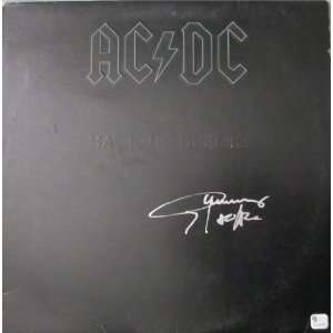 Angus Young AC/DC Back in Black Autographed Signed Record Album LP 3rd 