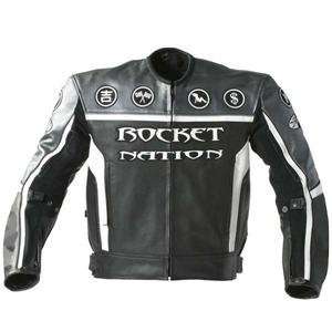  Joe Rocket Rocket Nation Jacket   44/Gunmetal/Black/White 