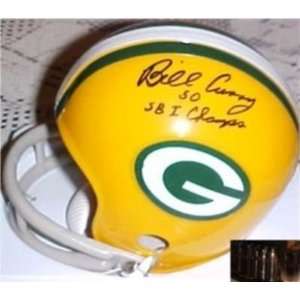  Bill Curry Autographed Mini Helmet   JSA   Autographed NFL 