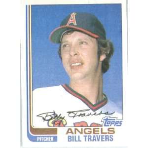  1982 Topps # 628 Bill Travers California Angels Baseball 