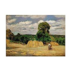  The Harvest, 1876 by Camille Pissarro 14.00X11.00. Art 