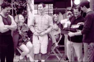 Joking around on the set. (L R) Ross Wright, Bridget Oberlin, Ned 