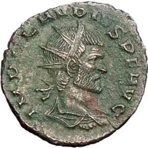 CLAUDIUS II Gothicus 268AD Authentic Ancient Roman Coin Fides Trust 