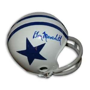 Don Meredith Dallas Cowboys Throwback Mini Helmet (white helmet with 