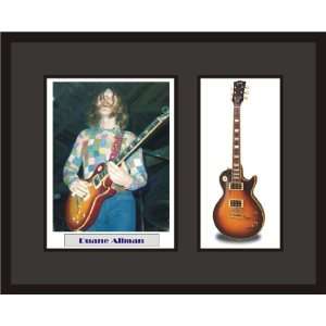  DUANE ALLMAN Guitar Shadowbox Frame Allman Brothers 