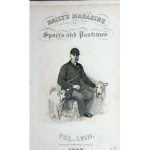   Frontispiece Portrait 1897 Evan Williams Huntsman Dogs