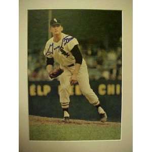 Gary Peters Chicago White Sox Autographed 11 X 14 Professionally 