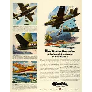  1944 Ad Glenn L Martin Co Baltimore Aircraft Marauder 