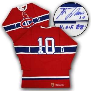Guy Lafleur Montreal Canadiens Autographed/Hand Signed Mitchell Ness 
