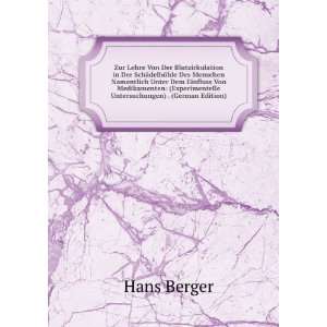   Experimentelle Untersuchungen) . (German Edition) Hans Berger Books