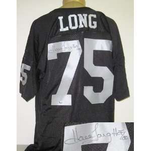 Howie Long Autographed Raiders Jersey   w/ HOF   Autographed NFL 
