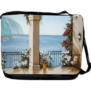  Rikki KnightTM Mediterranean Scenery Design Messenger Bag 