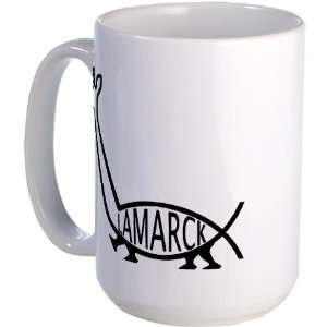  Lamarck Fish Funny Large Mug by  
