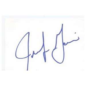JENNIFER GAREIS Signed Index Card In Person