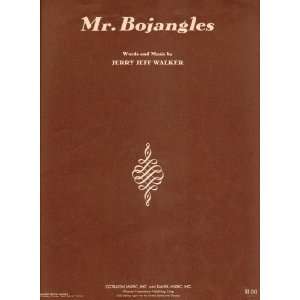 Mr. Bojangles (SHEET MUSIC) Jerry Jeff Walker  Books