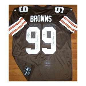 Jim Brown, Otto Graham Signed Jersey   Limited Edition   Cleveland 
