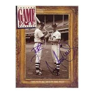 Jim Thome & Mark Lewis autographed Cleveland Indians program