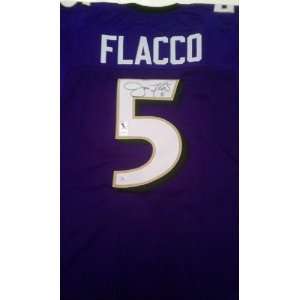 Joe Flacco Signed Baltimore Ravens Jersey