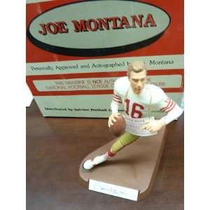 Joe Montana Signed Salvino Figurine Autograph Psa Coa   NFL Figures