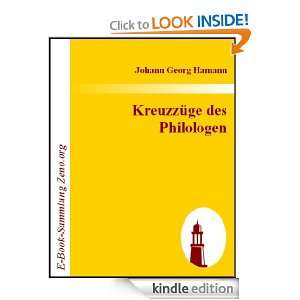   (German Edition) Johann Georg Hamann  Kindle Store