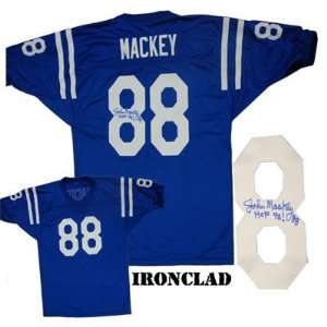 John Mackey Signed Uniform   w/ HOF 1992 Insc  Sports 