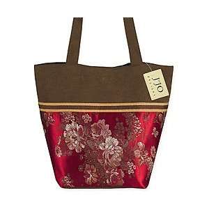  JoJo Designs Oriental Brocade and Microsuede Tote 