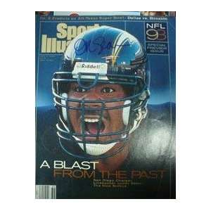 Junior Seau Autographed Magazine   Autographed NFL Magazines