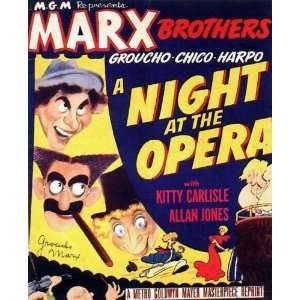   Chico Marx)(Harpo Marx)(Allan Jones)(Kitty Carlisle Hart)(Sig Rumann
