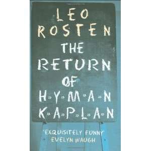   Hyman Kaplan (Prion Humour Classics S.) [Hardcover] Leo Rosten Books