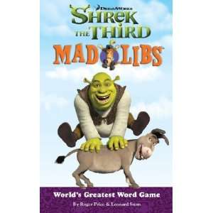    Shrek the Third Mad Libs Roger/ Stern, Leonard Price Books