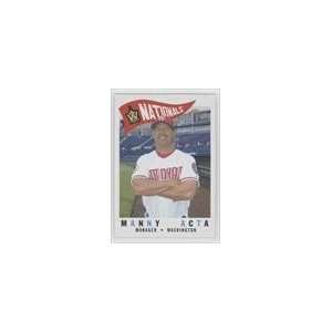    2009 Topps Heritage #212   Manny Acta MG Sports Collectibles