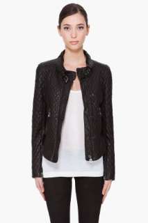 Barbara Bui Quilted Motorcycle Jacket for women  