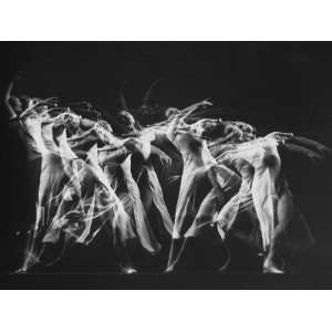  Stroboscopic Image of Dancer Ethel Butler of the Martha Graham 