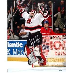  Martin Brodeur Goal w/Chambers vs Mtl Signed 16x20 Sports 