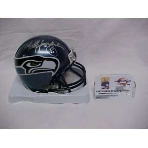 Matt Hasselbeck Autographed Seattle Seahawks Mini Football Helmet w 