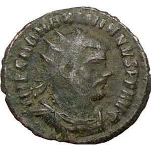 MAXIMIAN 295AD Authentic Ancient Genuine Roman Coin JUPITER Victory on 